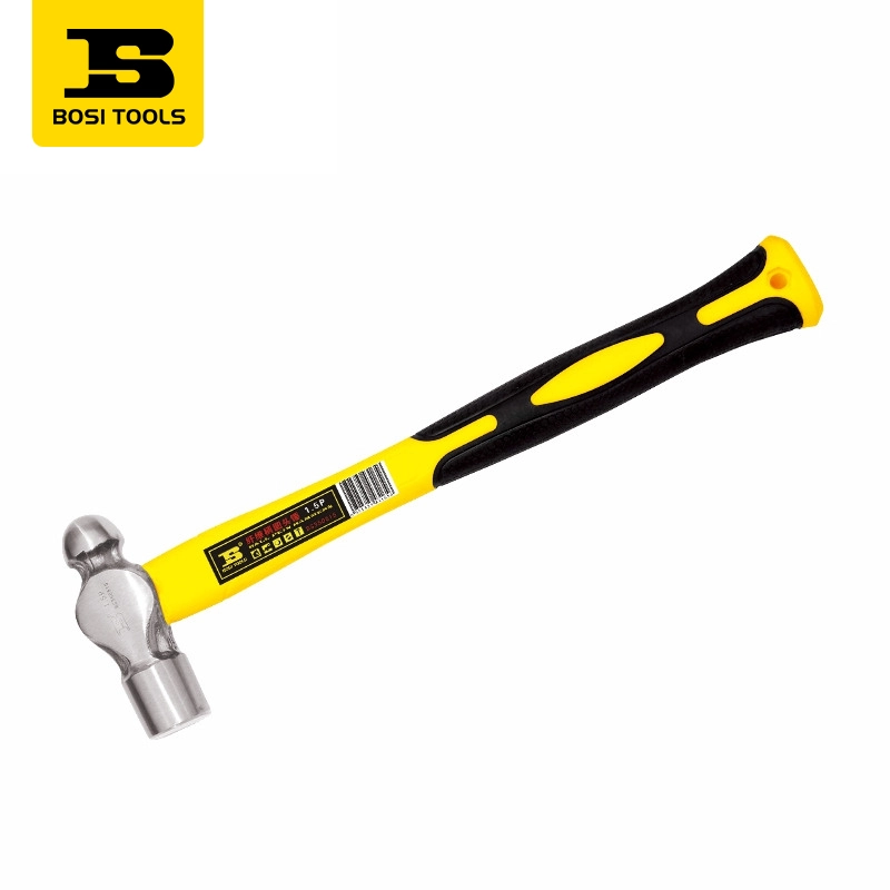 Fiberglass Handle Round Head Hammer